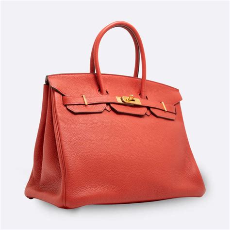 hermes birkin red geranium|HERMES Togo BIRKIN 35 Geranium 1364500 .